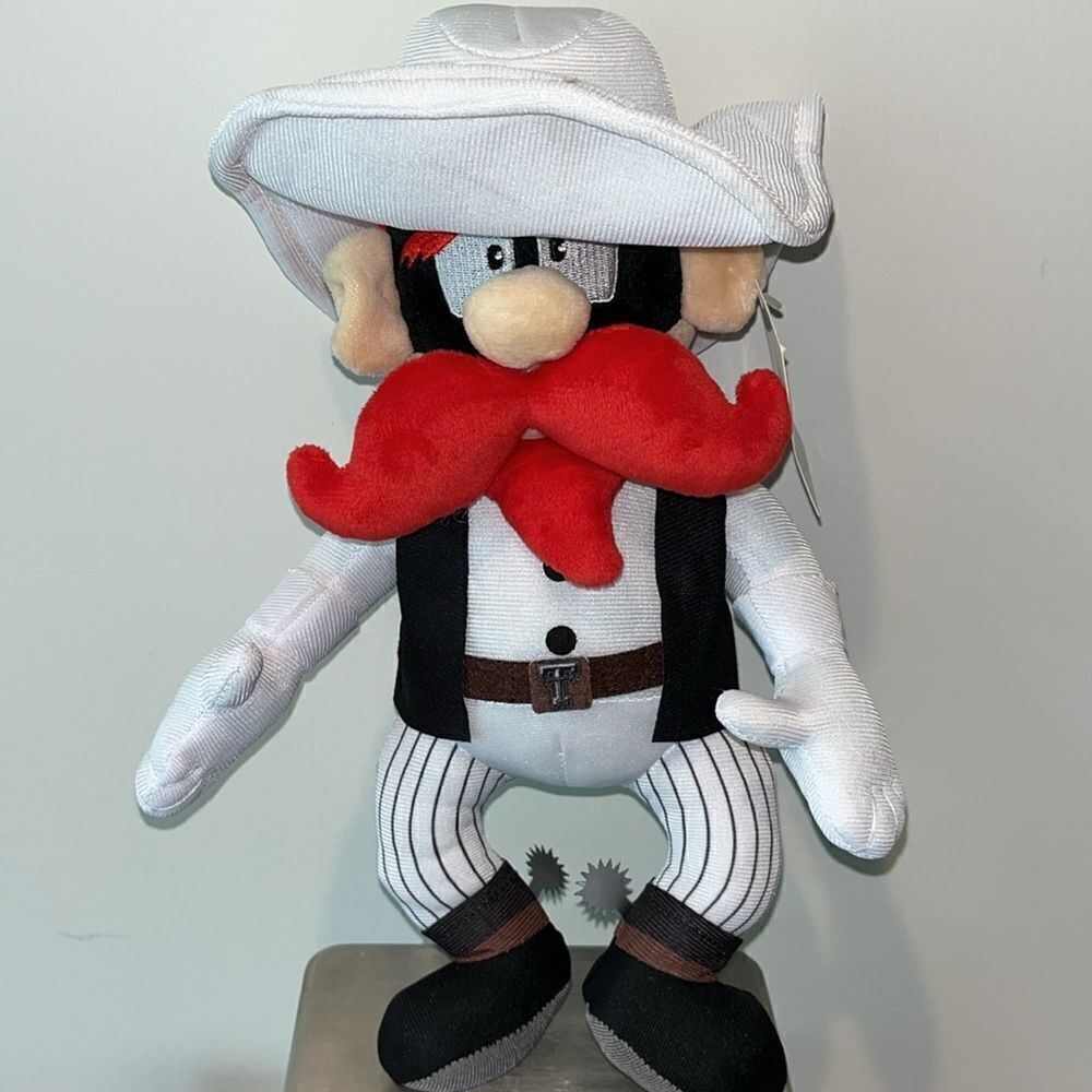 Texas Tech Red Raiders 12” western man Cowboy stuffed Soft Mascot sport Football